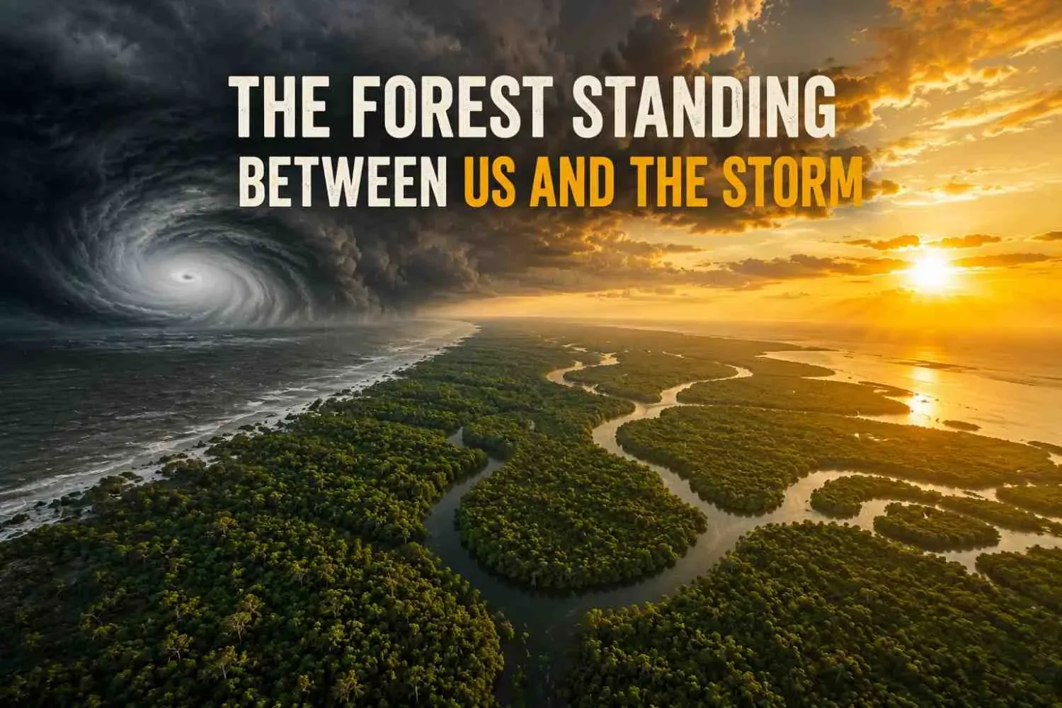 THE FOREST STANDING BETWEEN US AND THE STORM