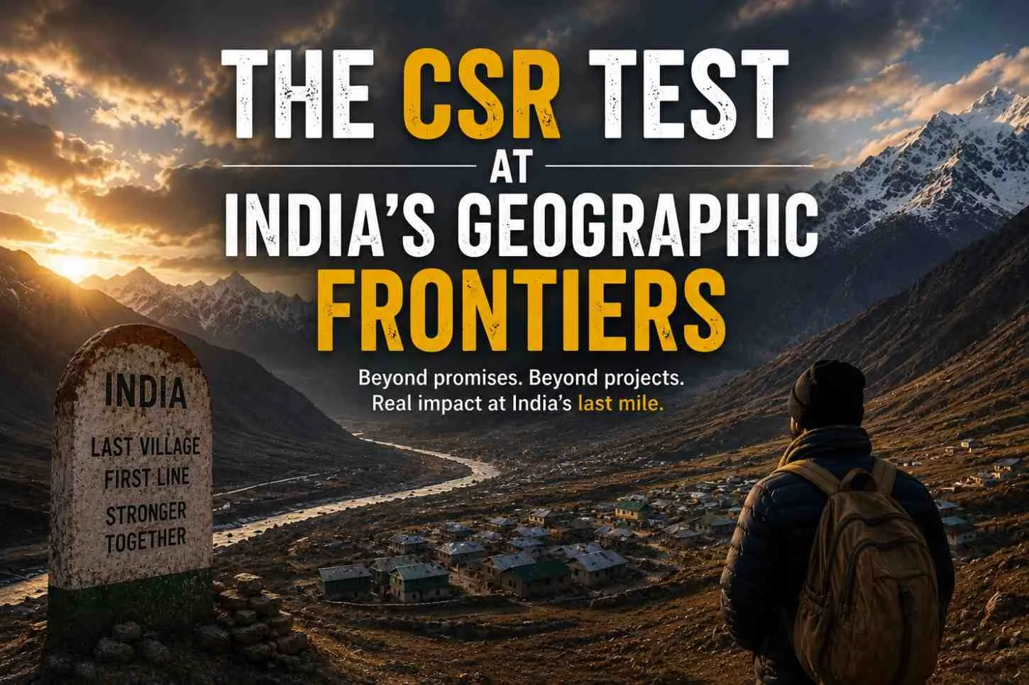 The CSR Test at India’s Geographic Frontiers