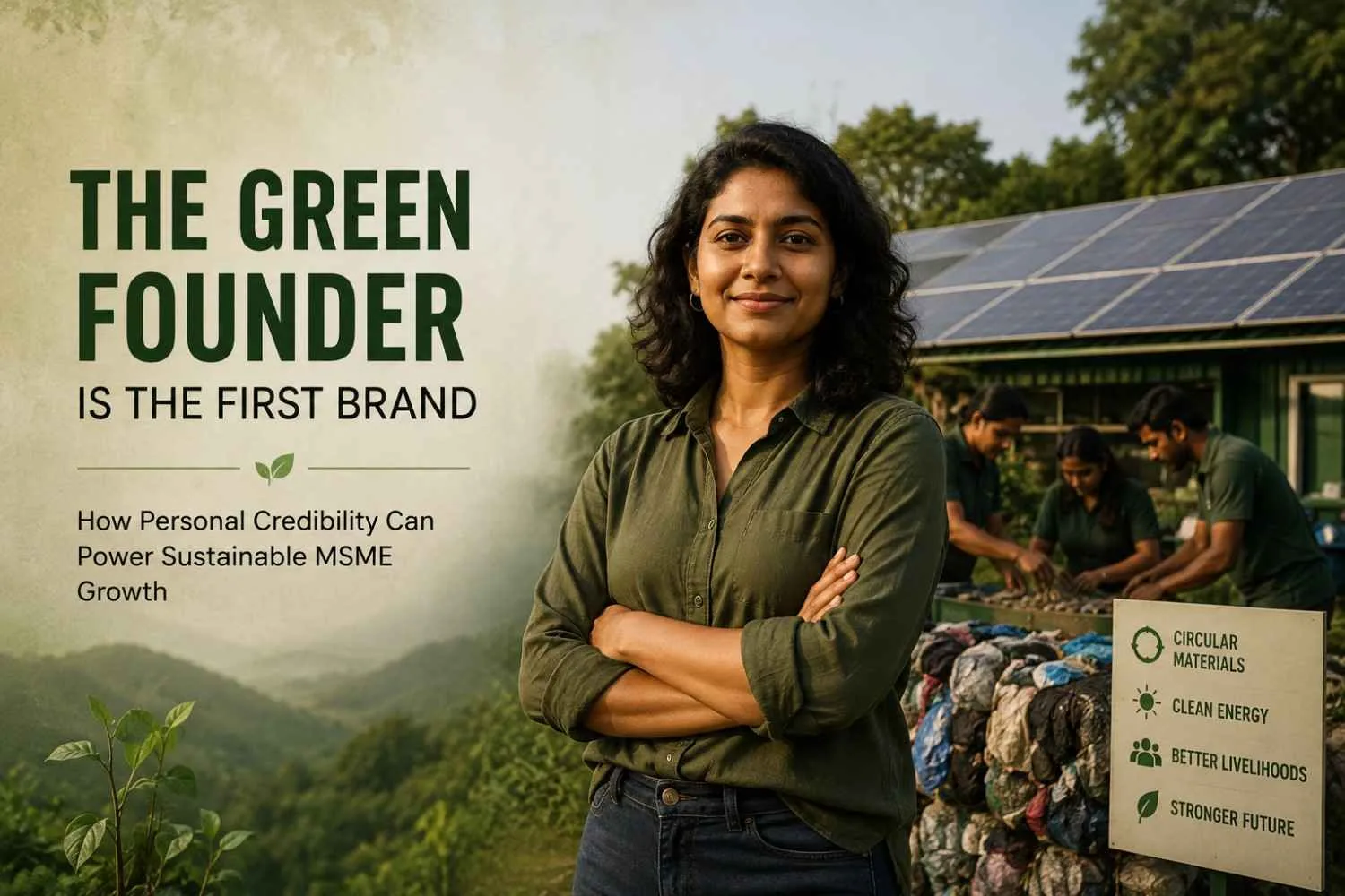 THE GREEN FOUNDER IS THE FIRST BRAND
