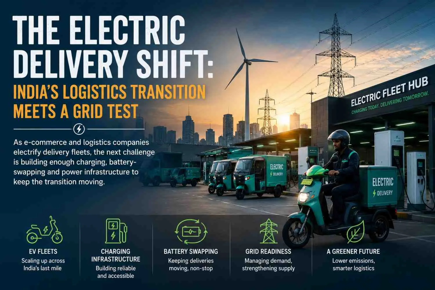 The Electric Delivery Shift: India’s Logistics Transition Meets a Grid Test