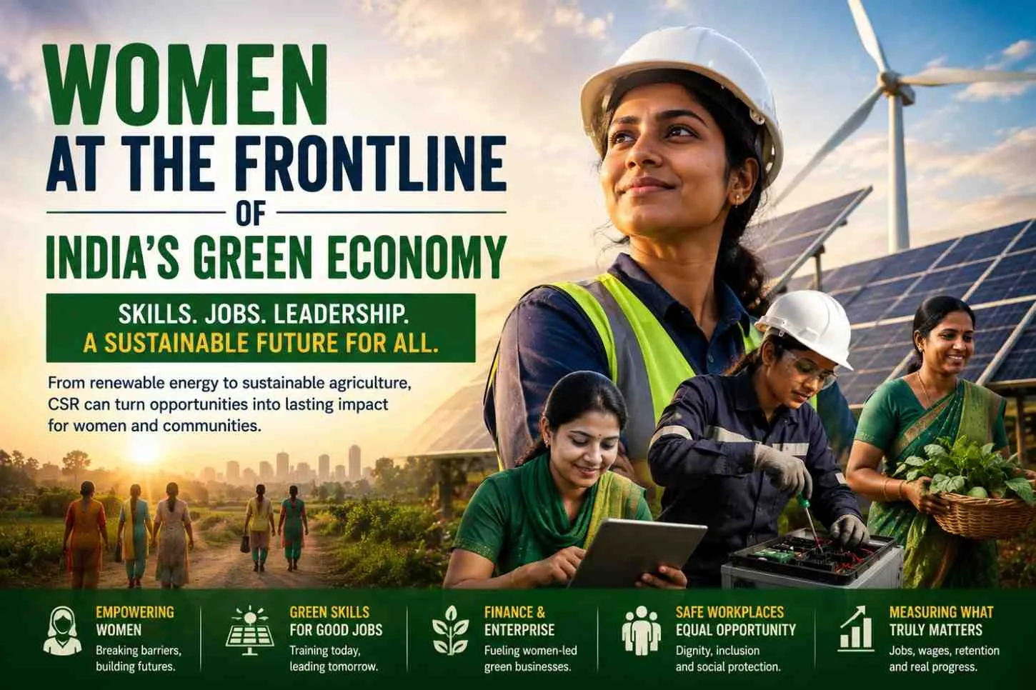 Women at the Frontline of India’s Green Economy