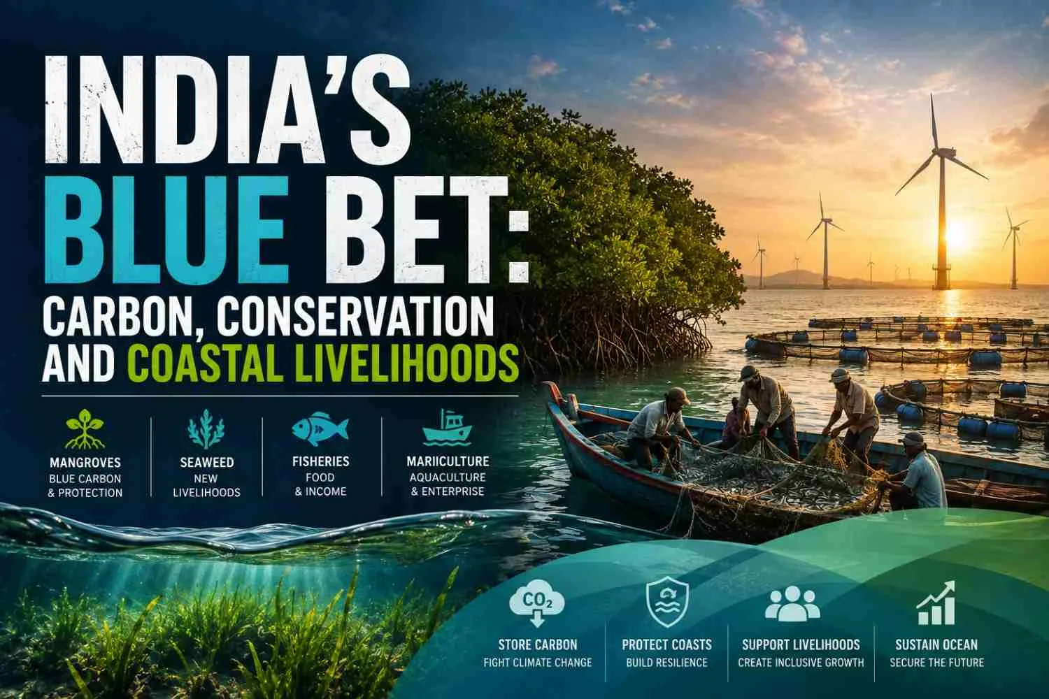 India’s Blue Bet: Carbon, Conservation and Coastal Livelihoods