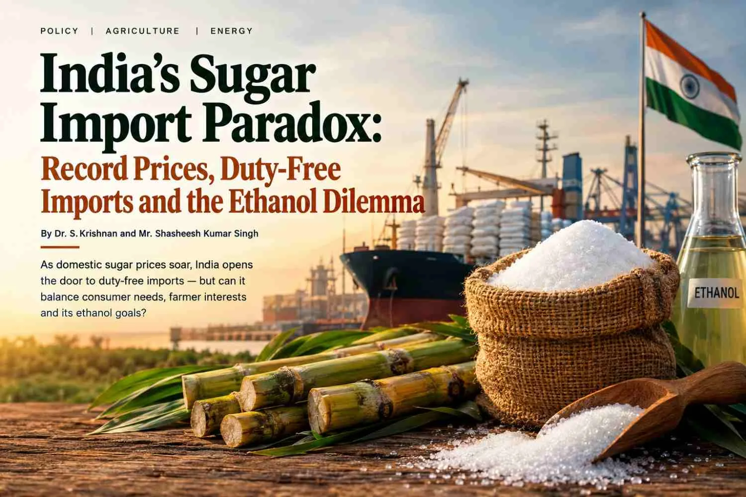 India’s Sugar Import Paradox: Record Prices, Duty-Free Imports and the Ethanol Dilemma
