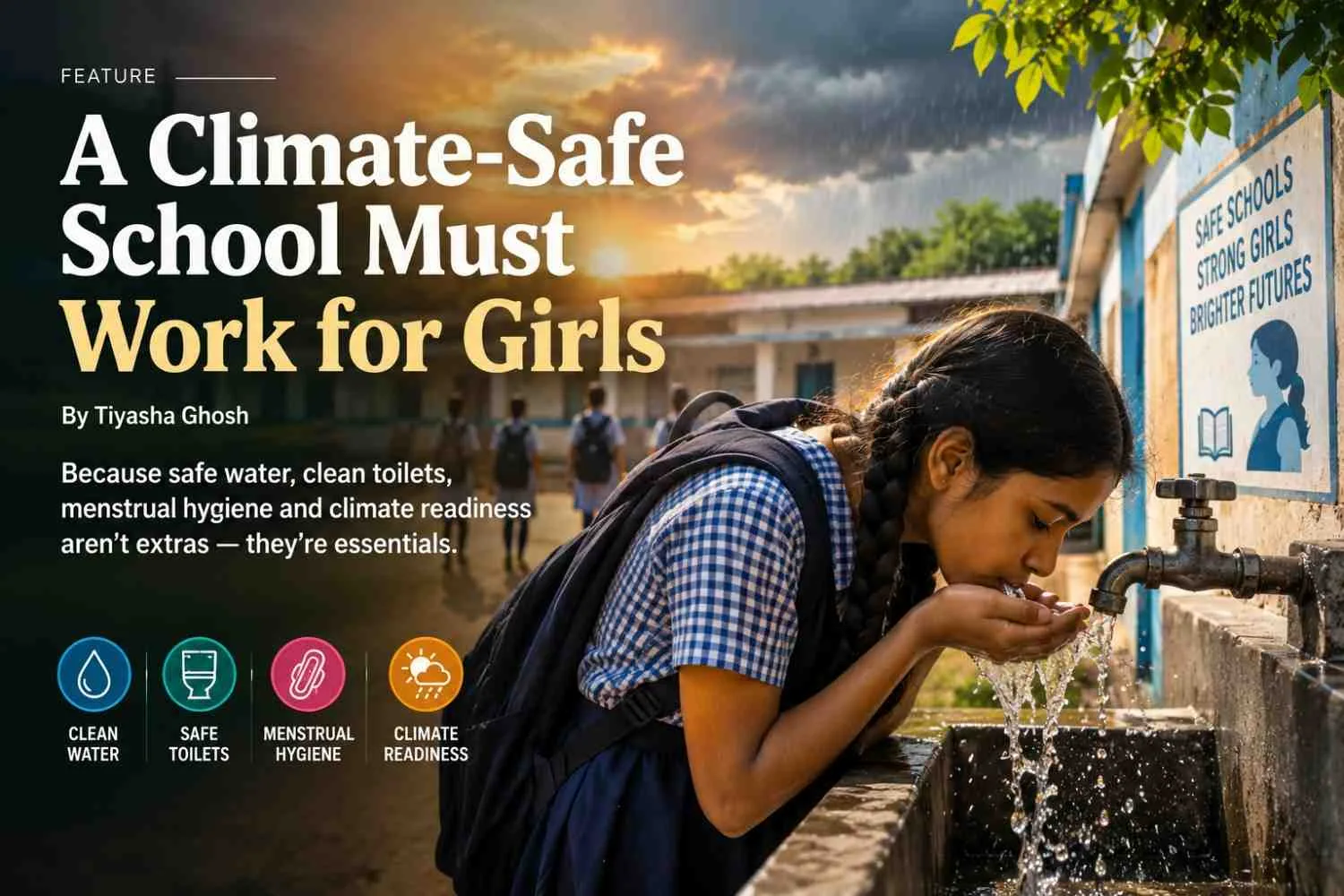 A Climate-Safe School Must Work for Girls