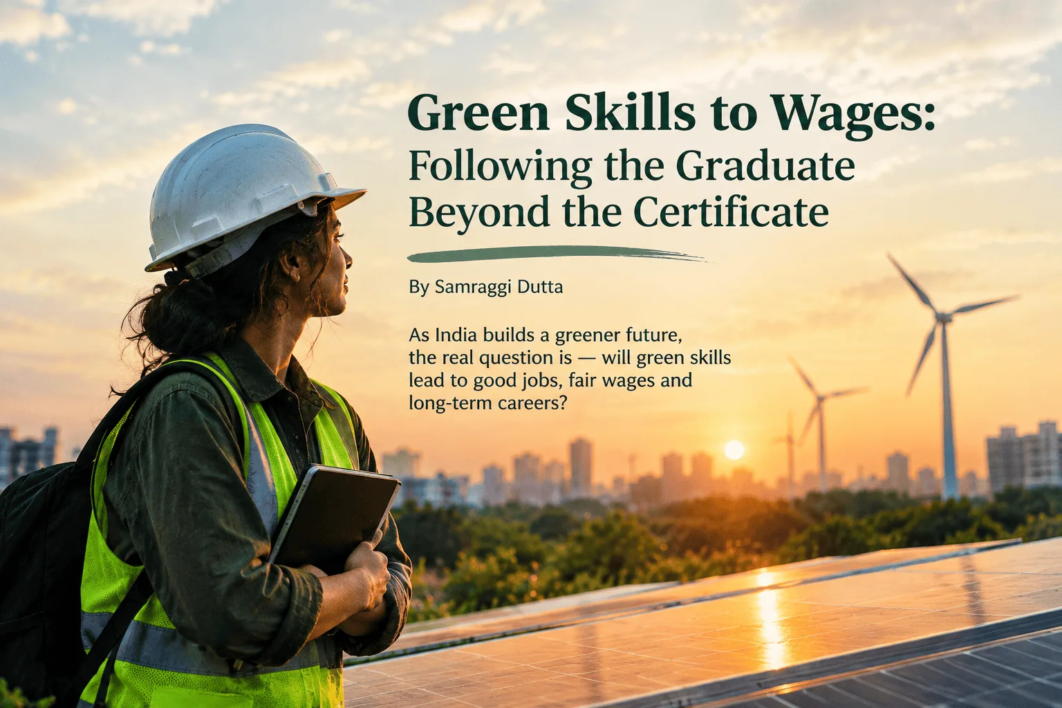 Green Skills to Wages: Following the Graduate Beyond the Certificate